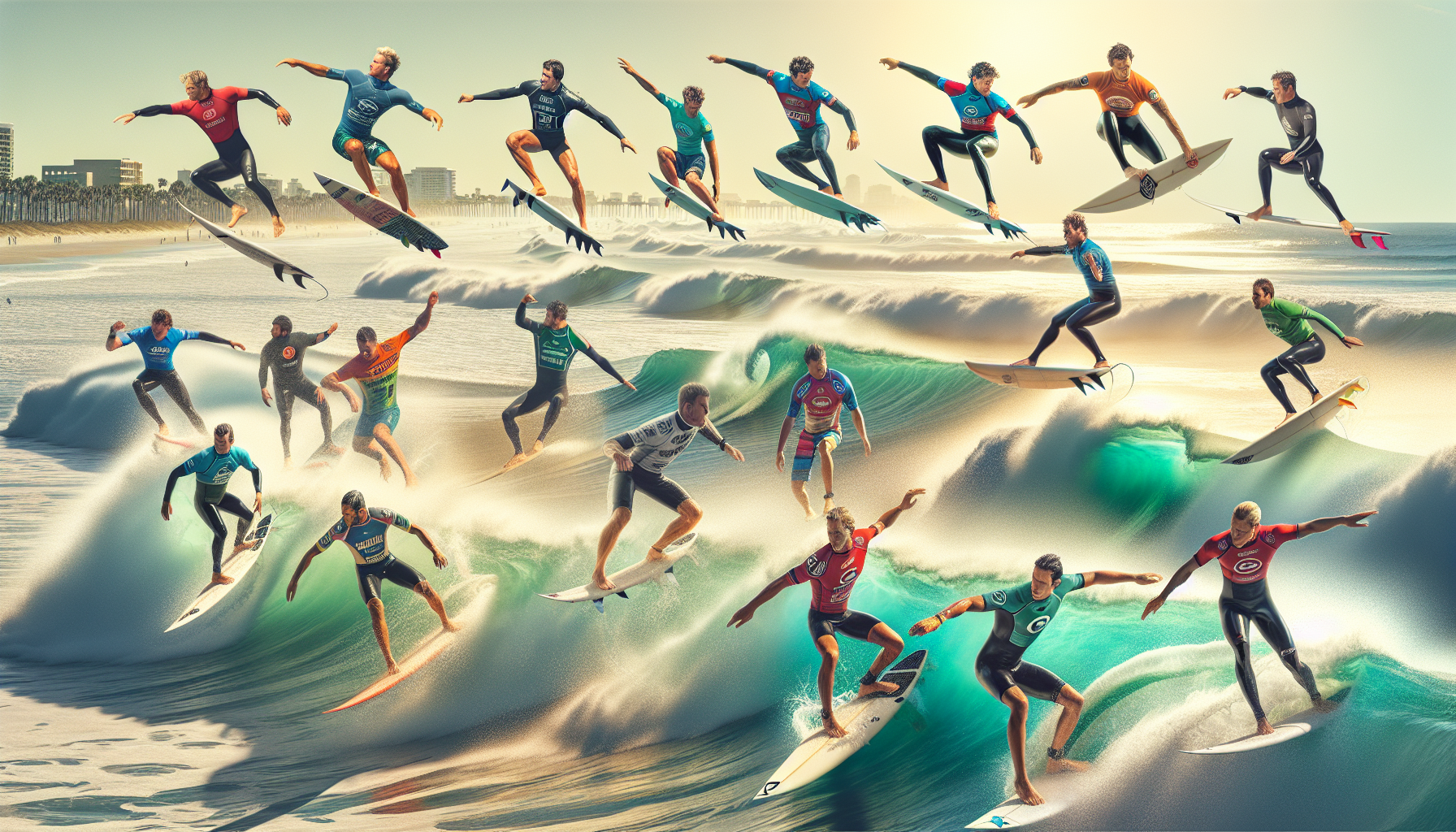 professional surfers in daytona beach